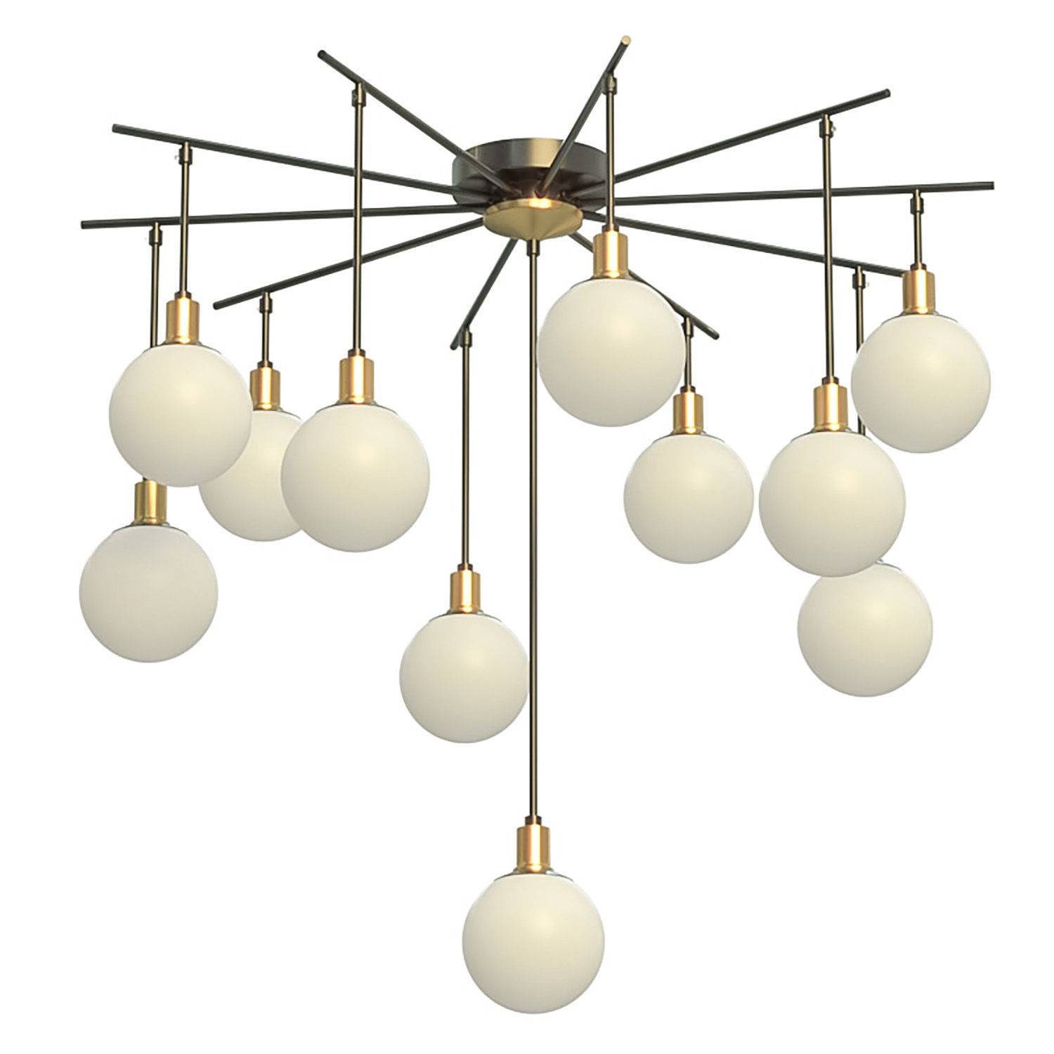 Neo Modern Nordic Chandelier free 3D model CGTrader