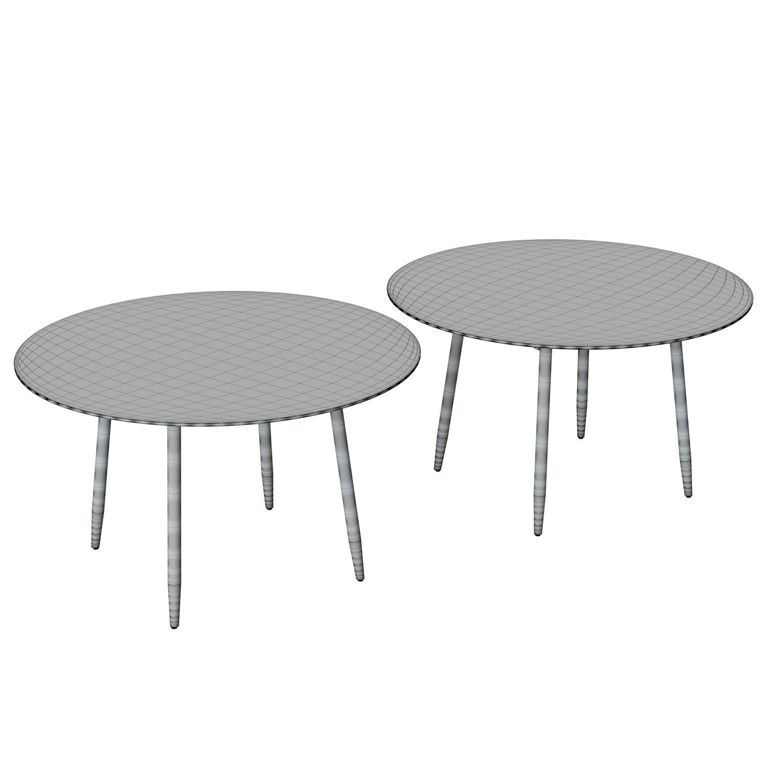 Icha Round Table 3D model_4