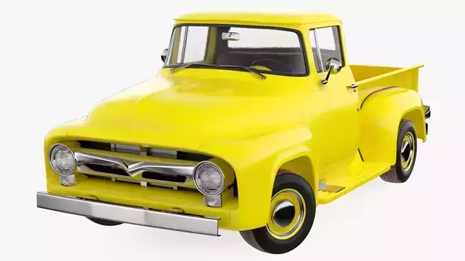 Classic Pickup Truck Rigged