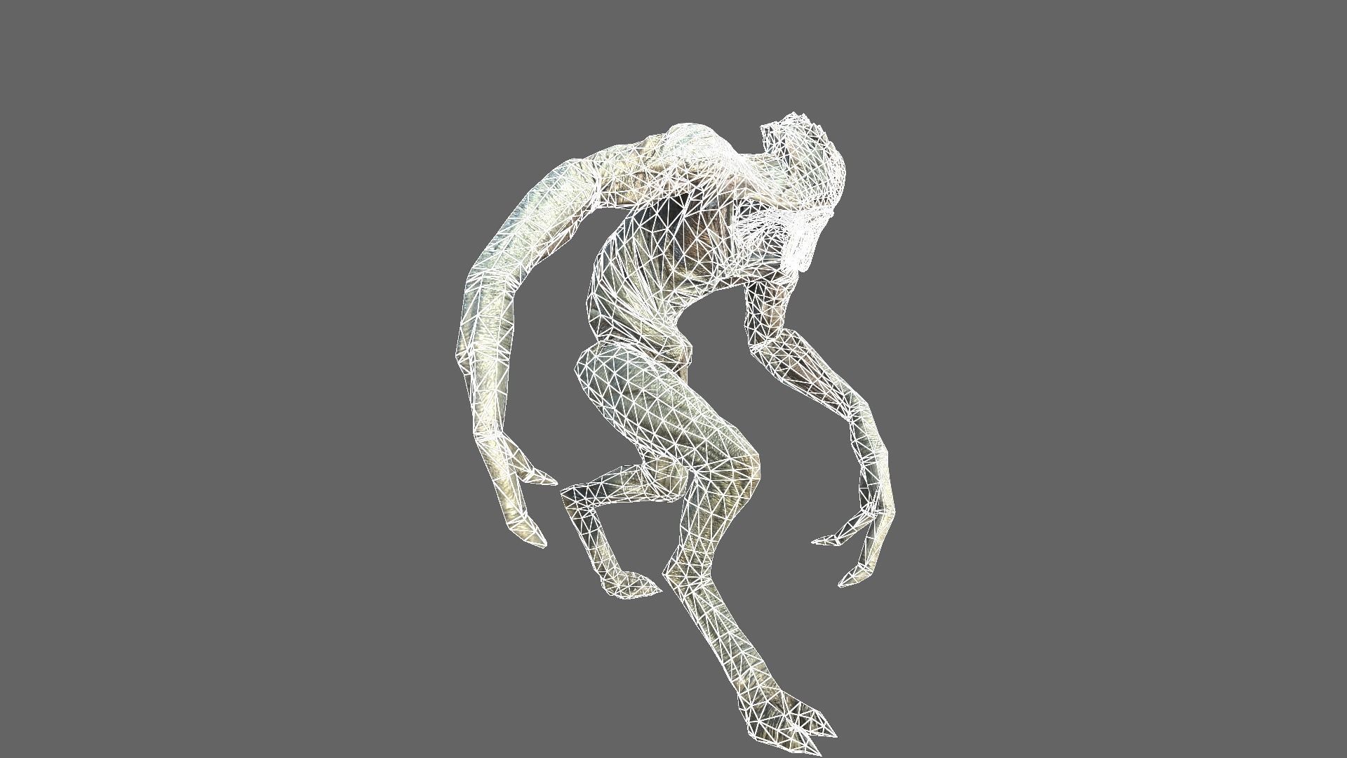 Alien Light Soldier 1 Low-poly 3D model_17