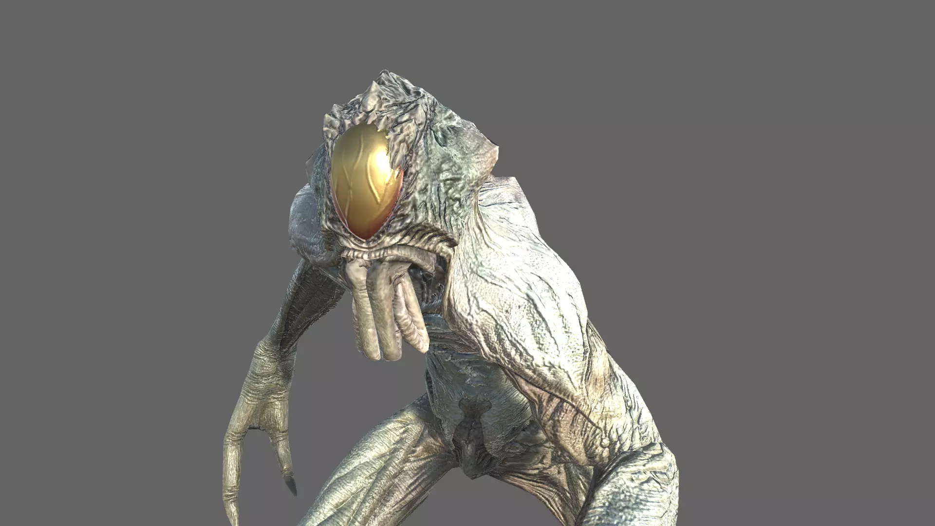 Alien Light Soldier 1 Low-poly 3D model_0