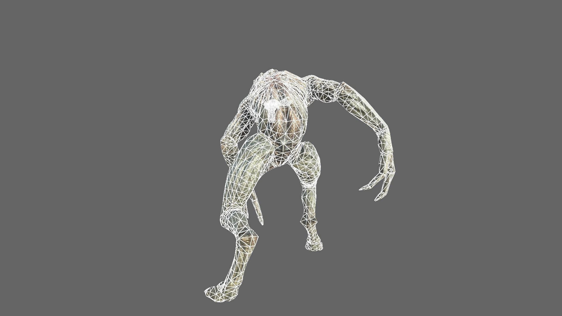 Alien Light Soldier 1 Low-poly 3D model_14