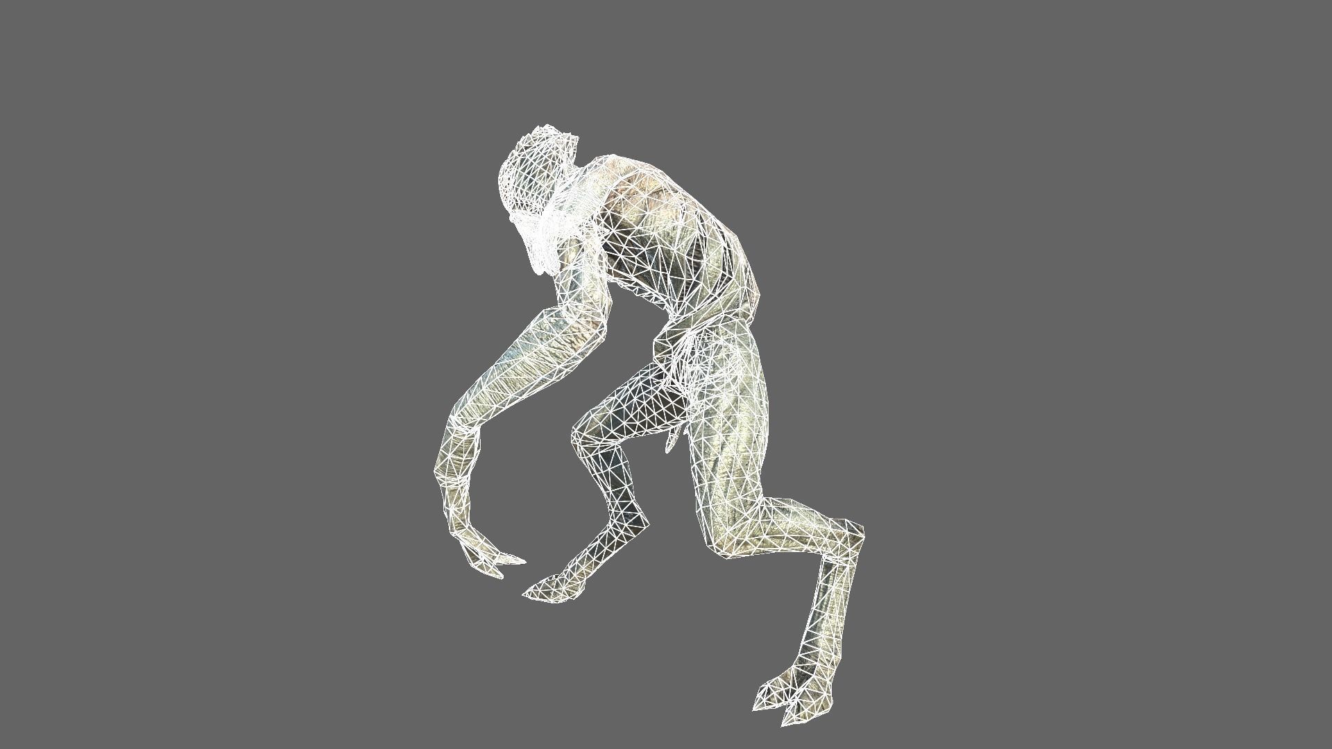 Alien Light Soldier 1 Low-poly 3D model_12