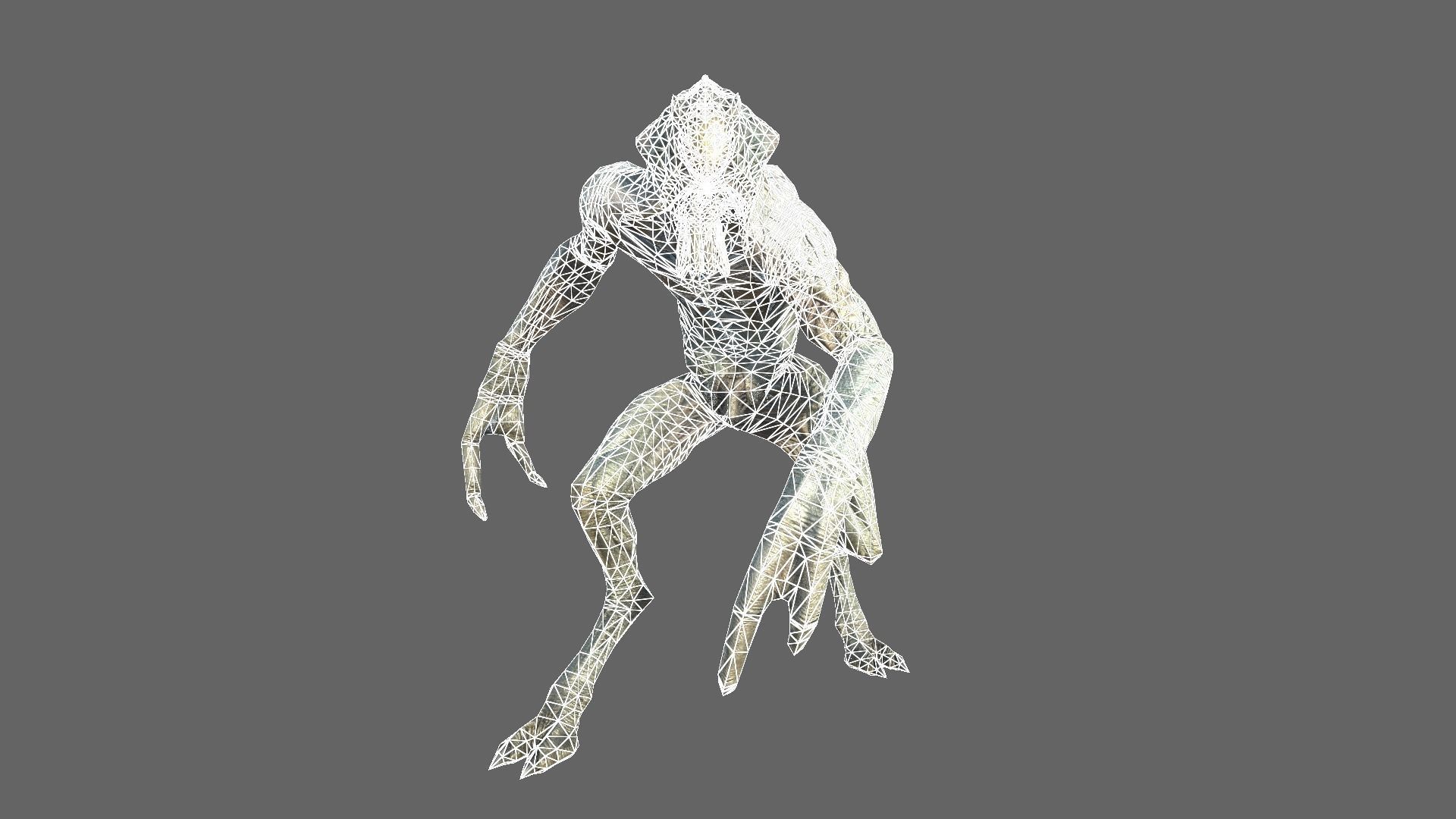 Alien Light Soldier 1 Low-poly 3D model_10