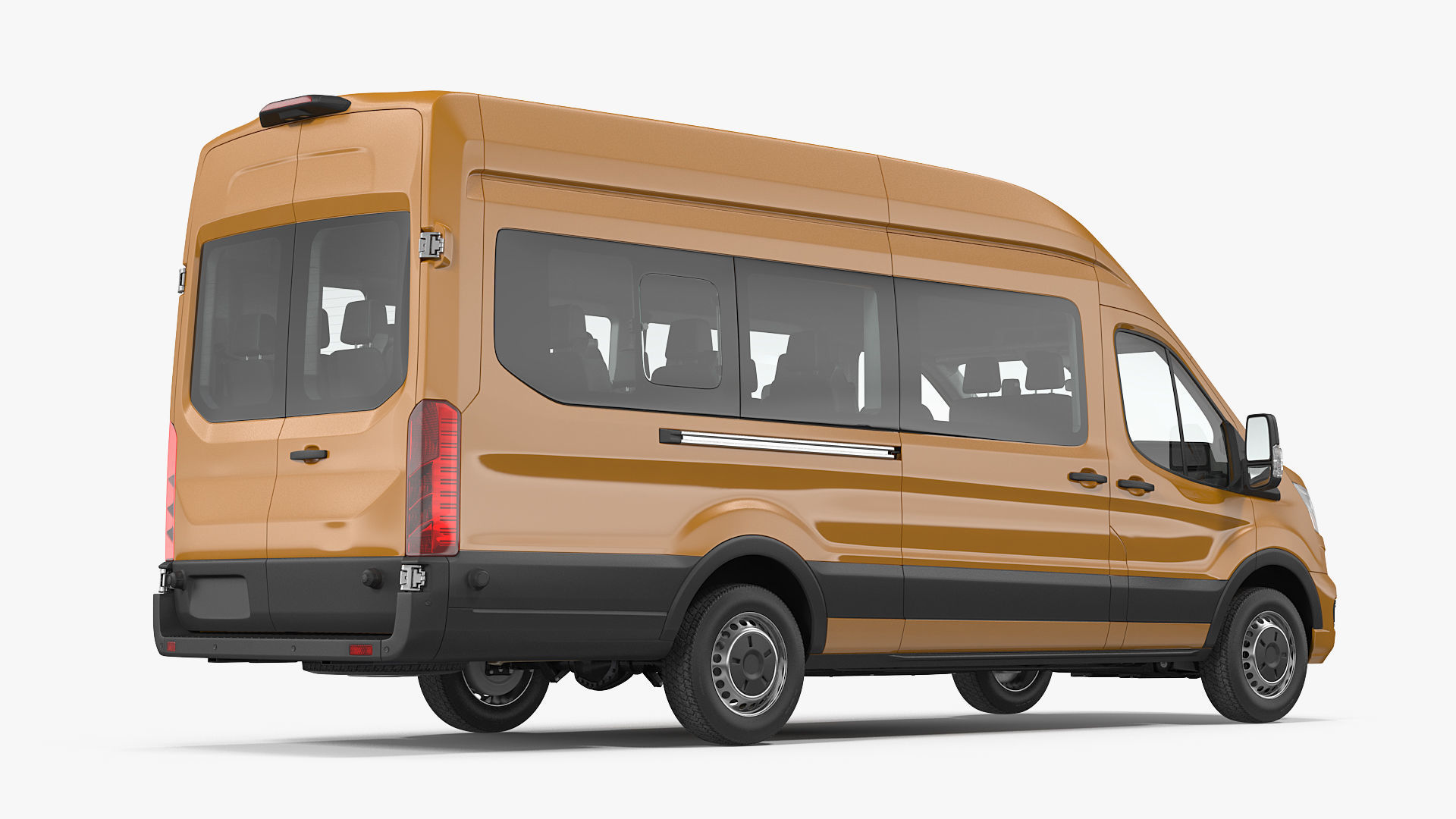 Passenger Van 3D model_3