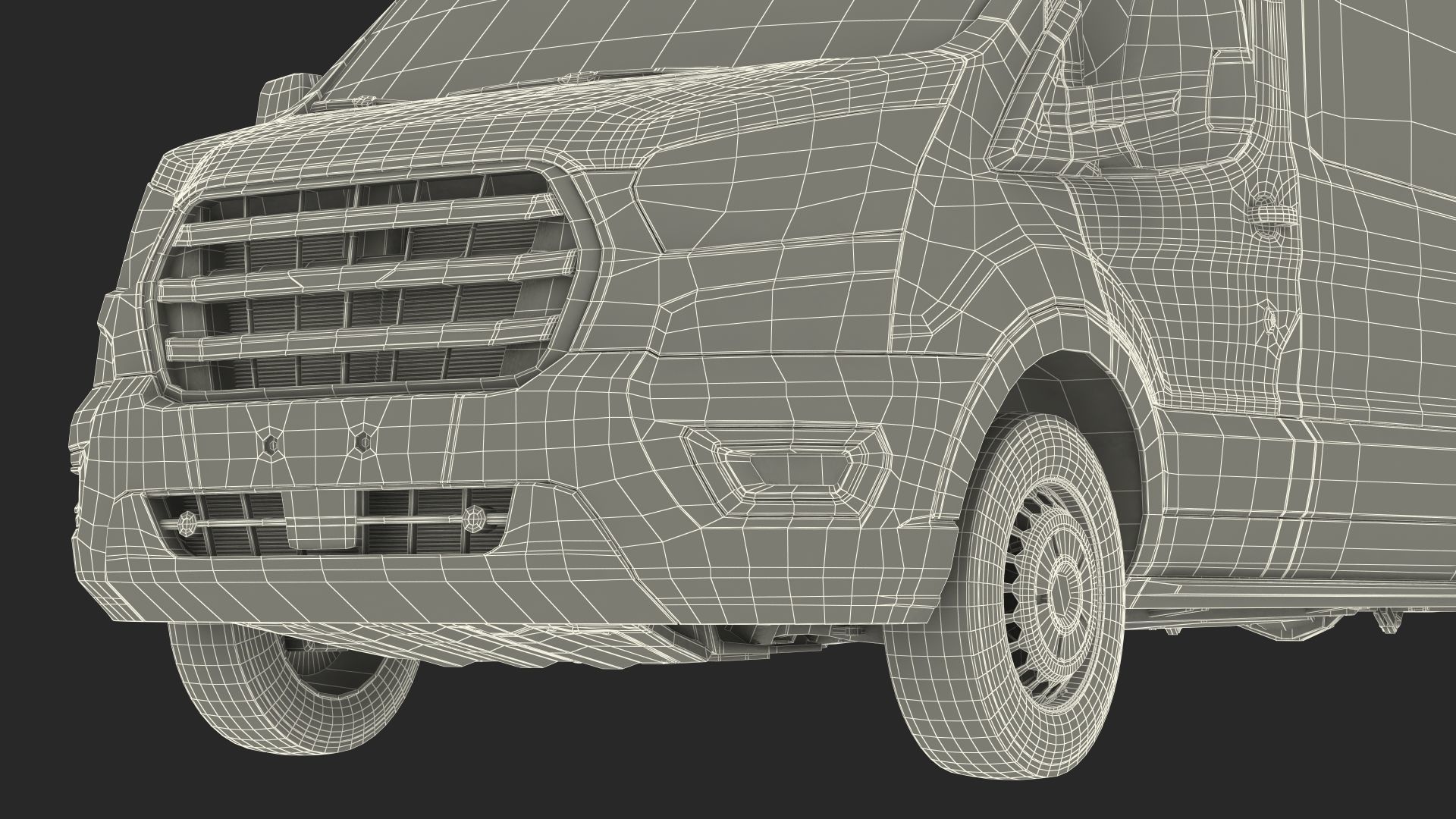 Passenger Van 3D model_20