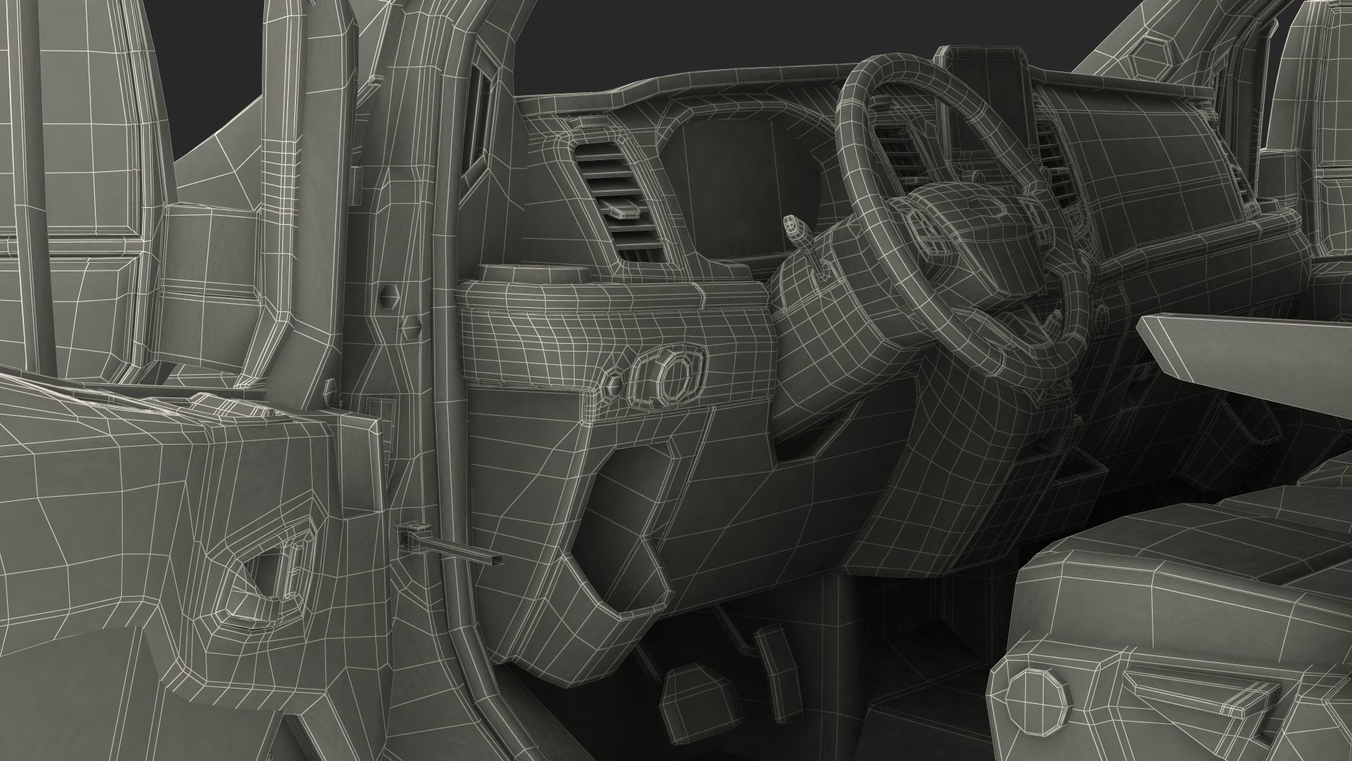 Passenger Van 3D model_21