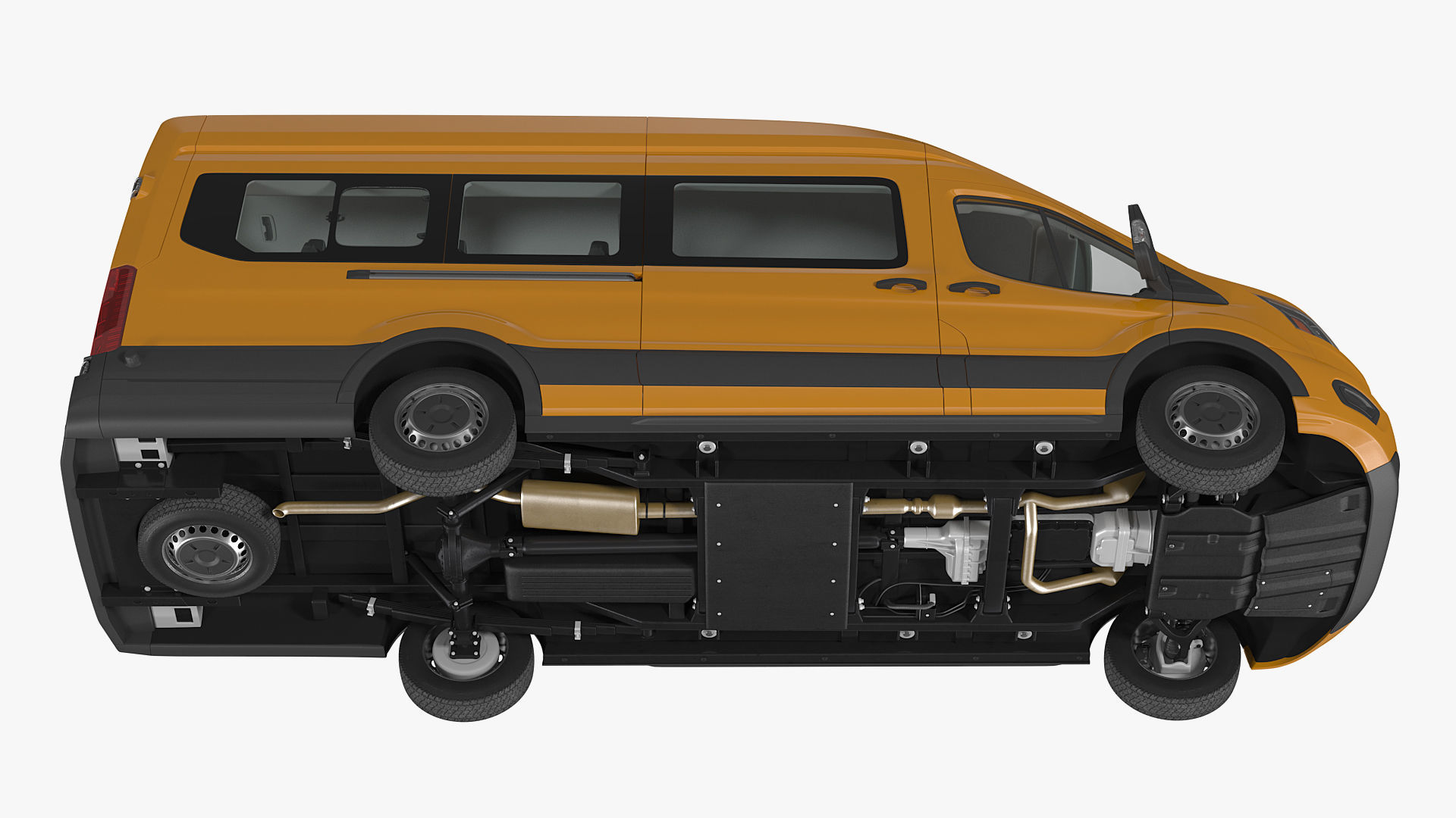 Passenger Van 3D model_13