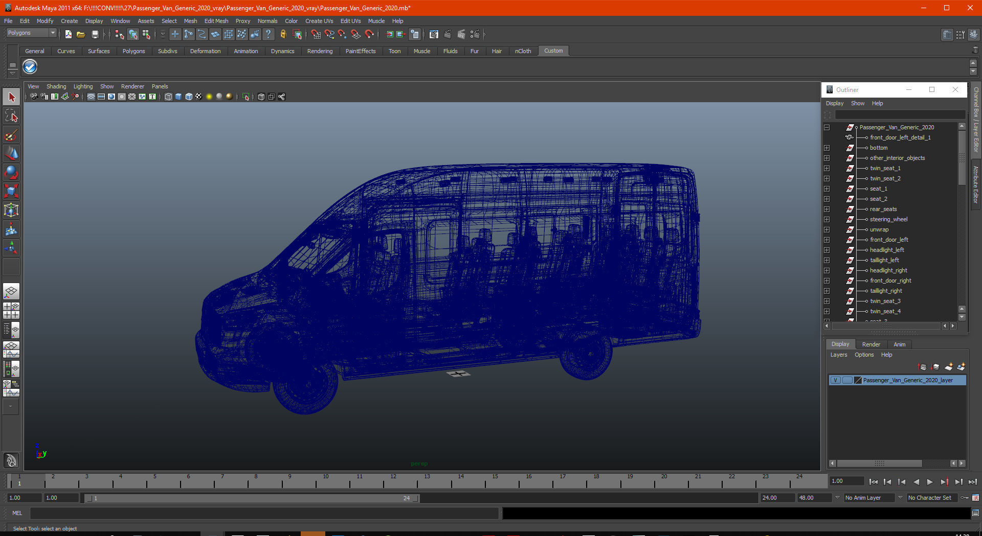 Passenger Van 3D model_28
