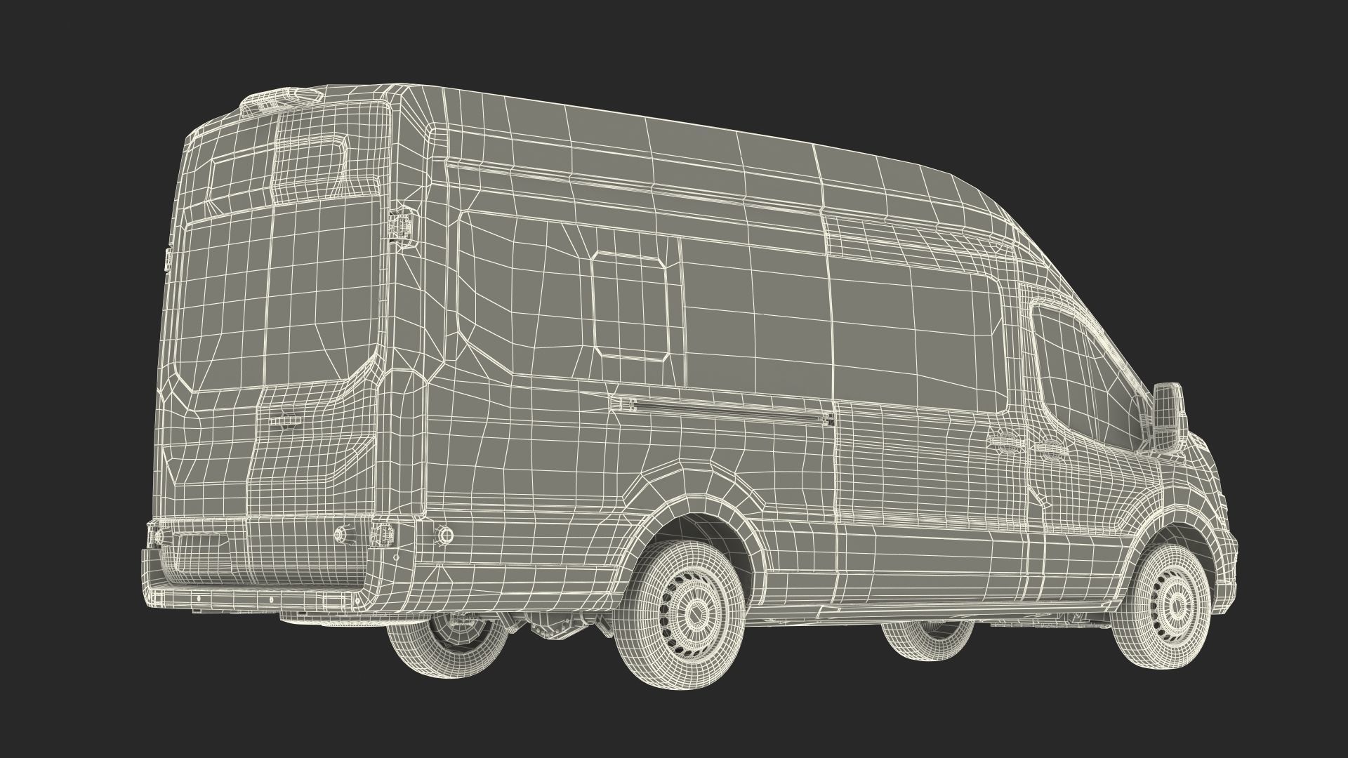Passenger Van 3D model_19