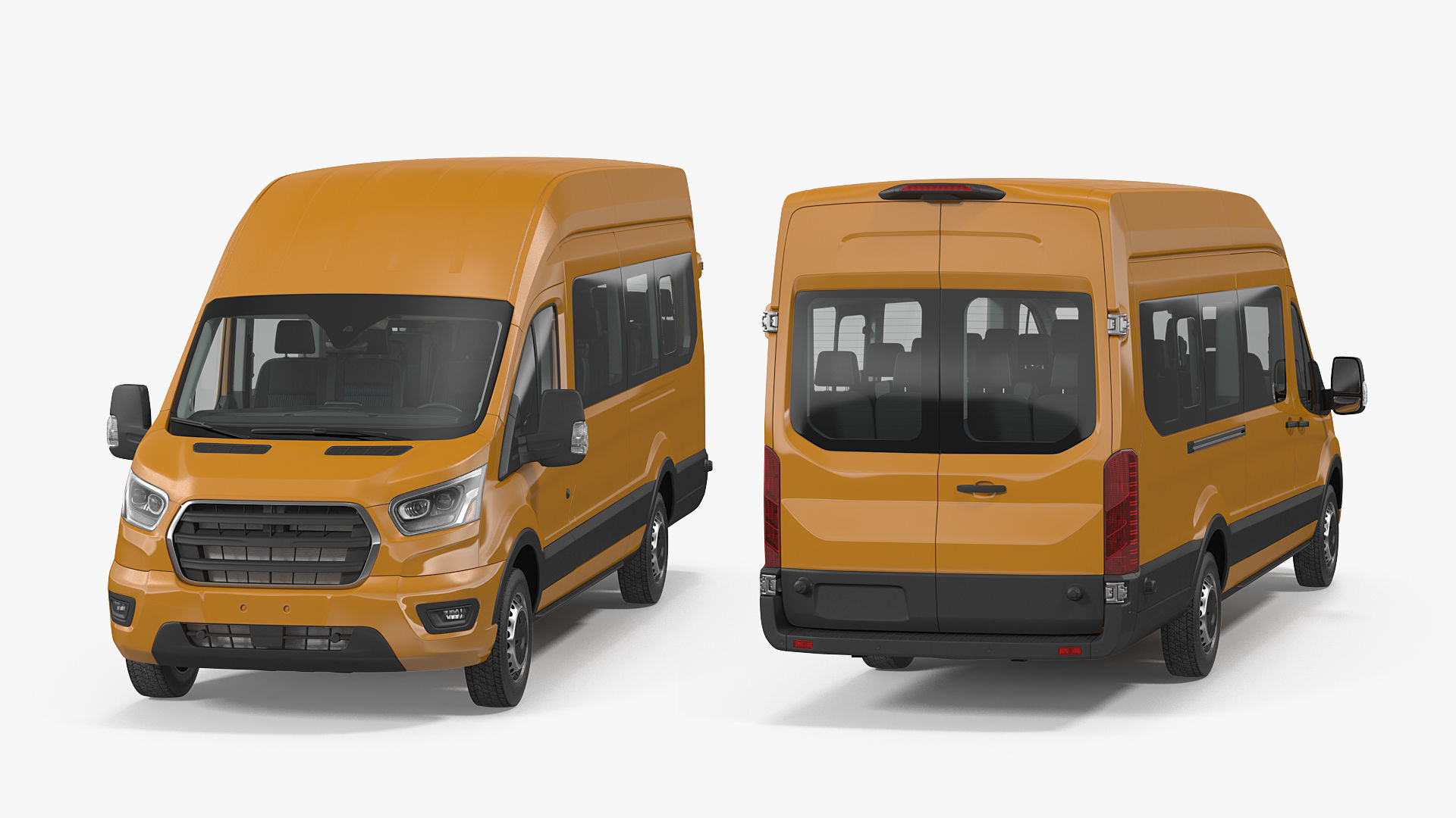 Passenger Van 3D model_5