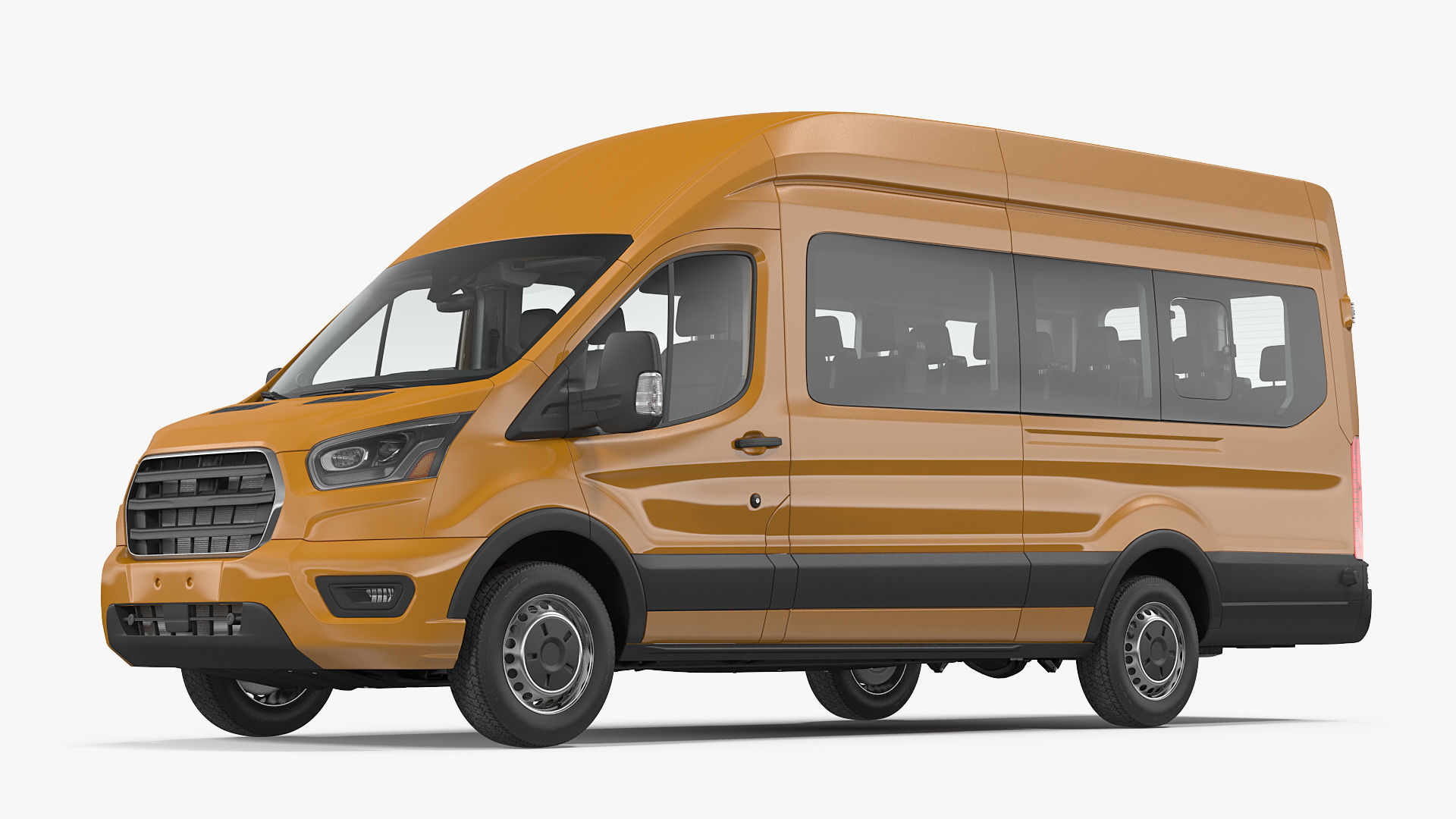 Passenger Van 3D model_2