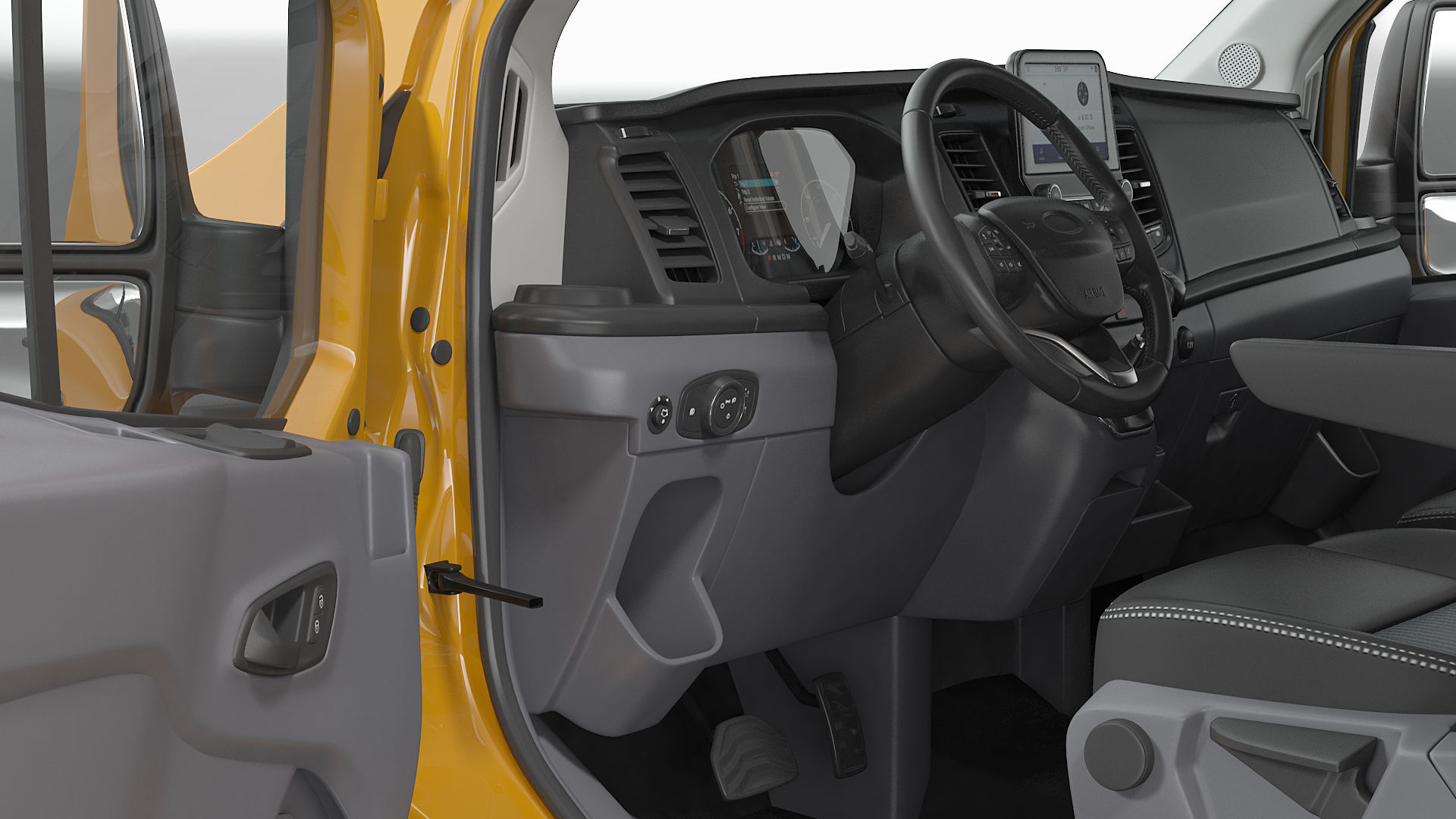 Passenger Van 3D model_9