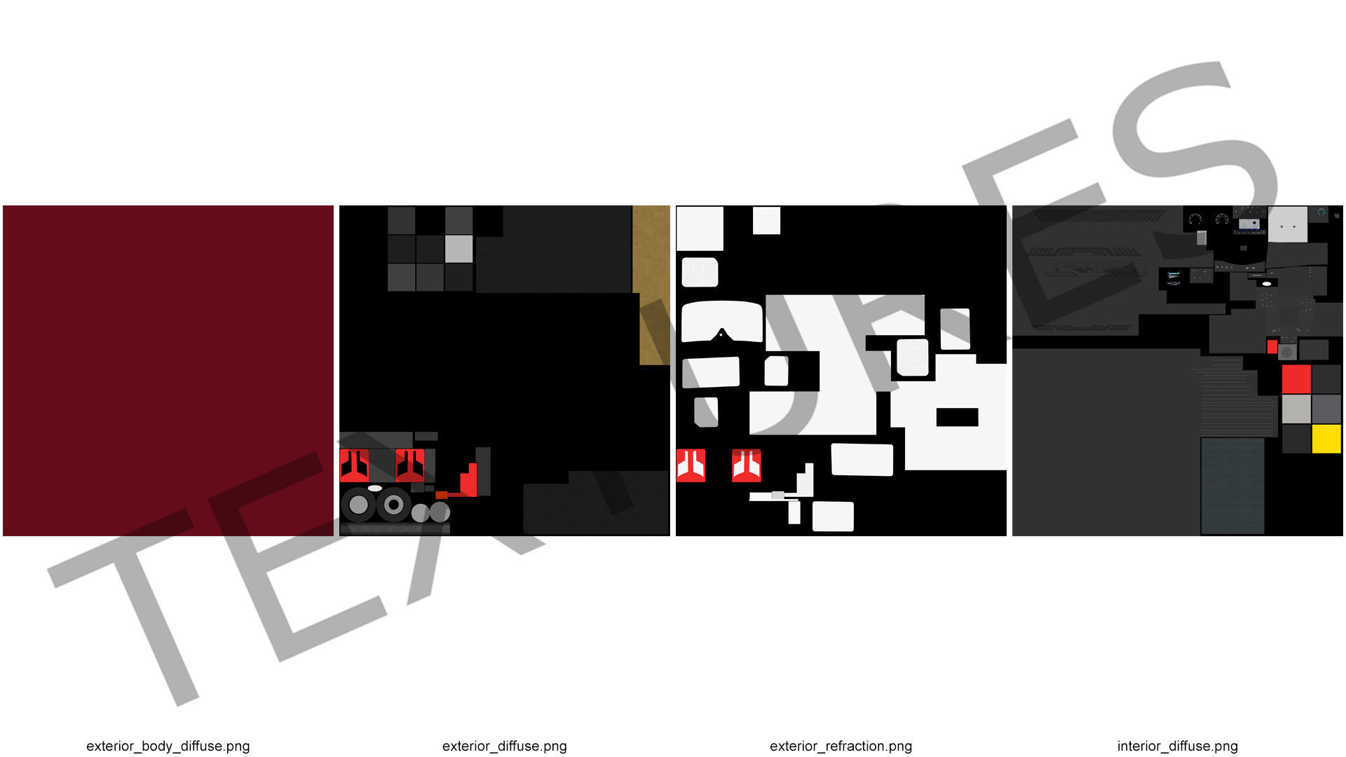 Passenger Van Rigged 3D model_22