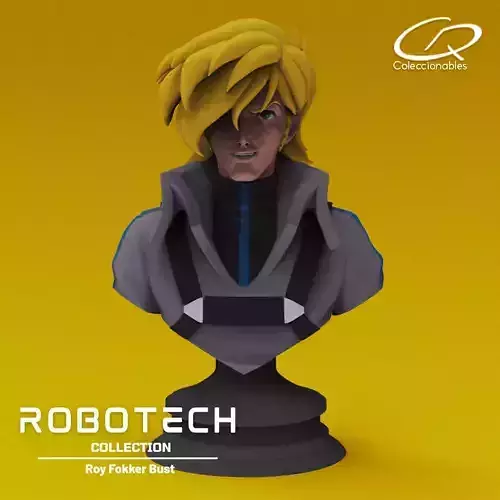 Anime Classics - Robotech - Roy Focker 3D print model