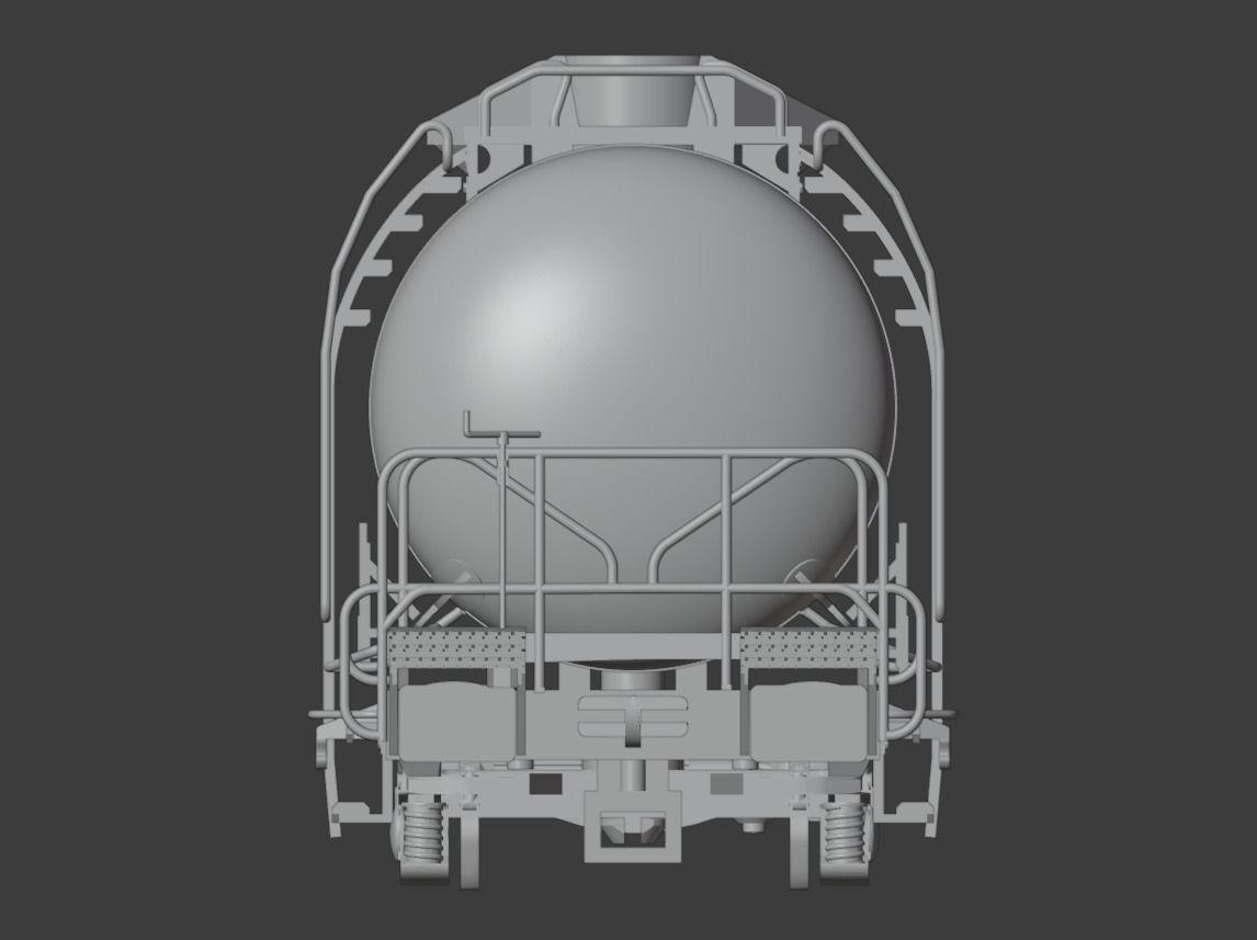 H0 1-87 scale Zagns 54 tank car 3D print model_6