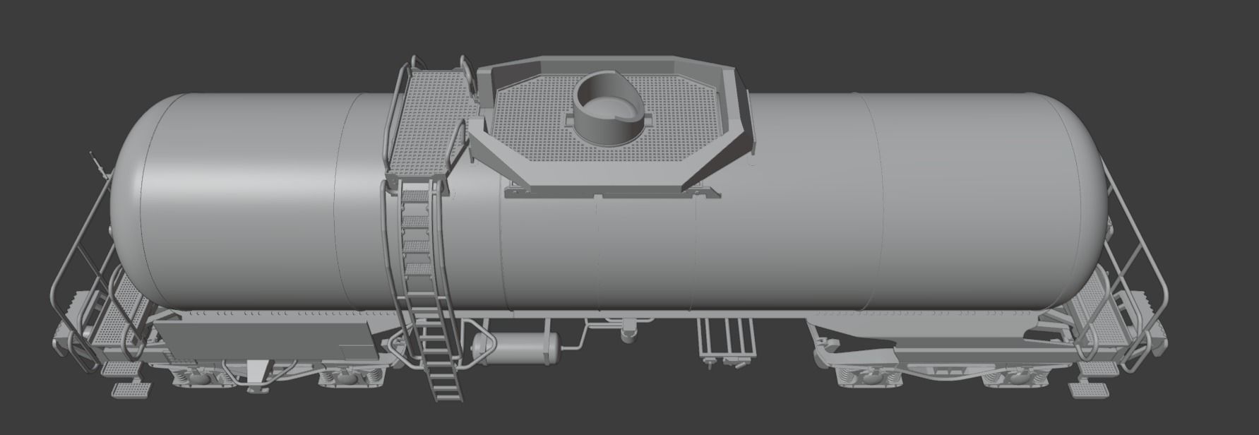 H0 1-87 scale Zagns 54 tank car 3D print model_11