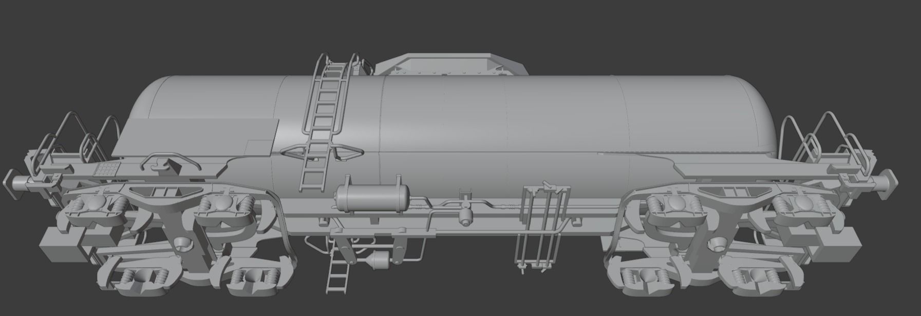 H0 1-87 scale Zagns 54 tank car 3D print model_10