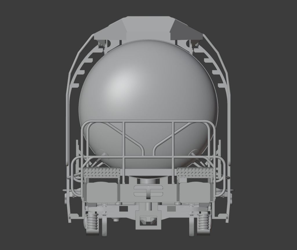 H0 1-87 scale Zagns 54 tank car 3D print model_5