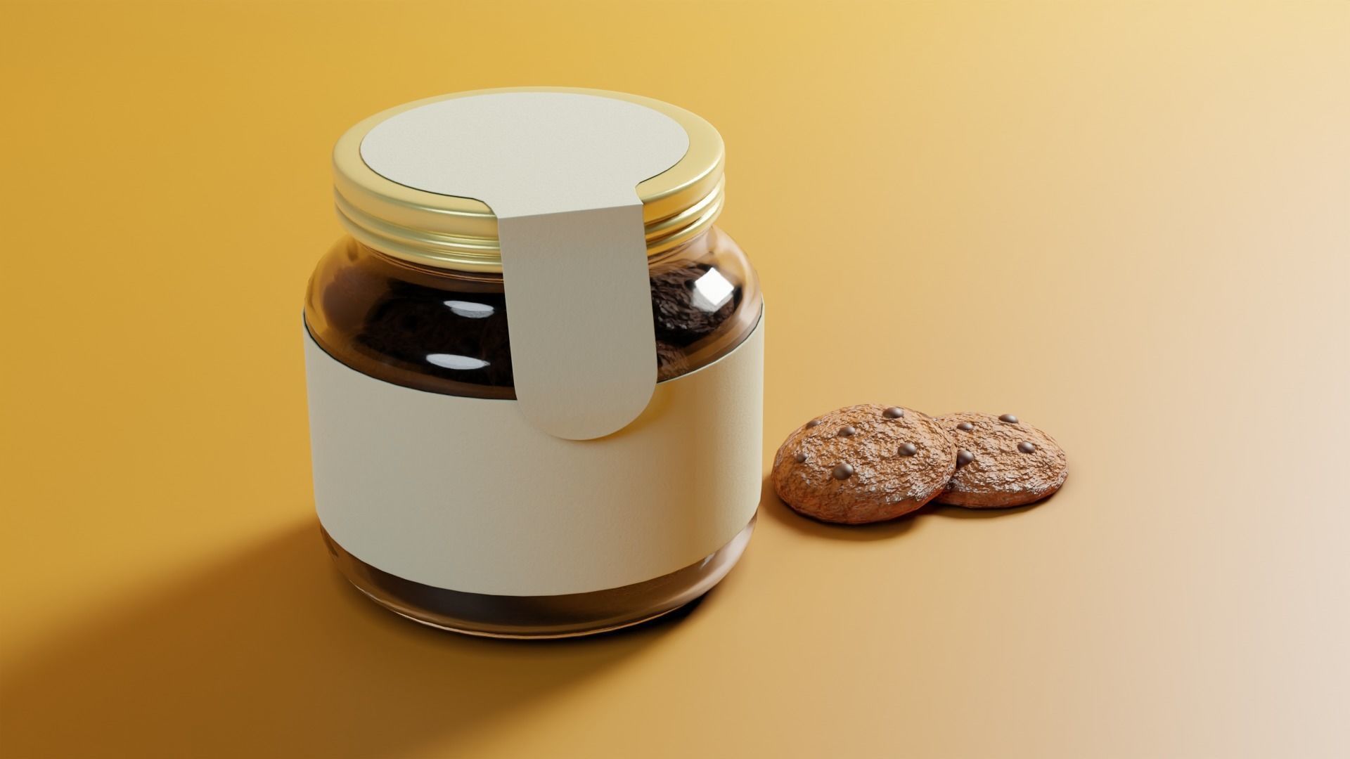 Cookies Jar Free 3D model_1