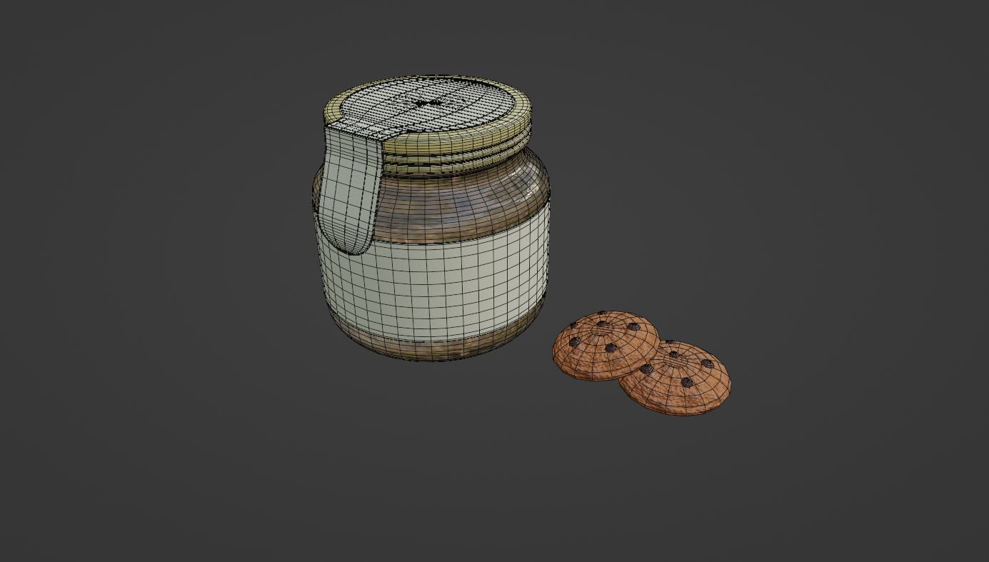 Cookies Jar Free 3D model_3