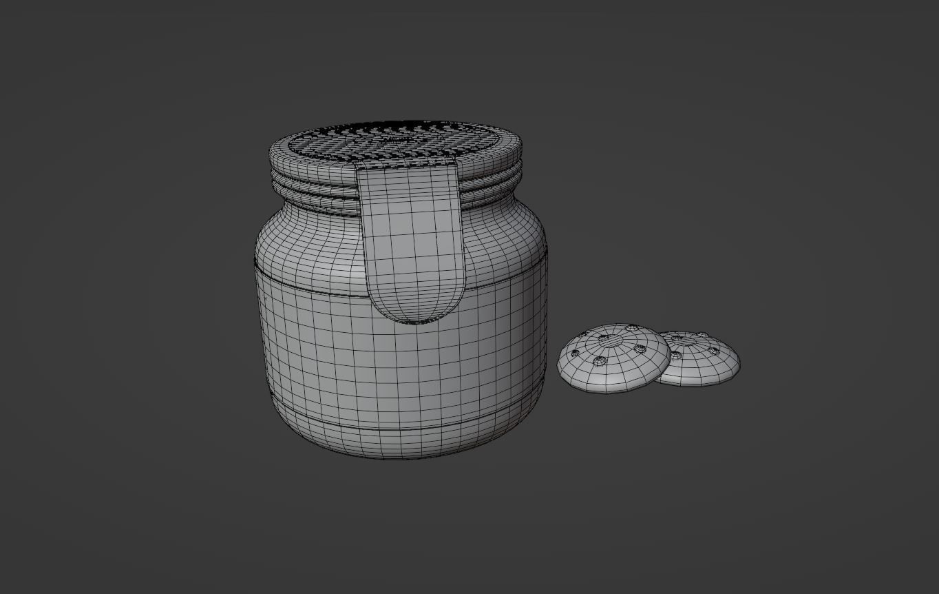 Cookies Jar Free 3D model_2
