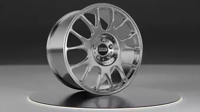 BBS CH Low-poly 3D model