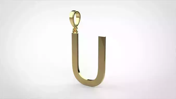 pendant alphabet arial  U medium 