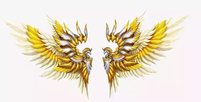 Futuristic Horse figure Wing