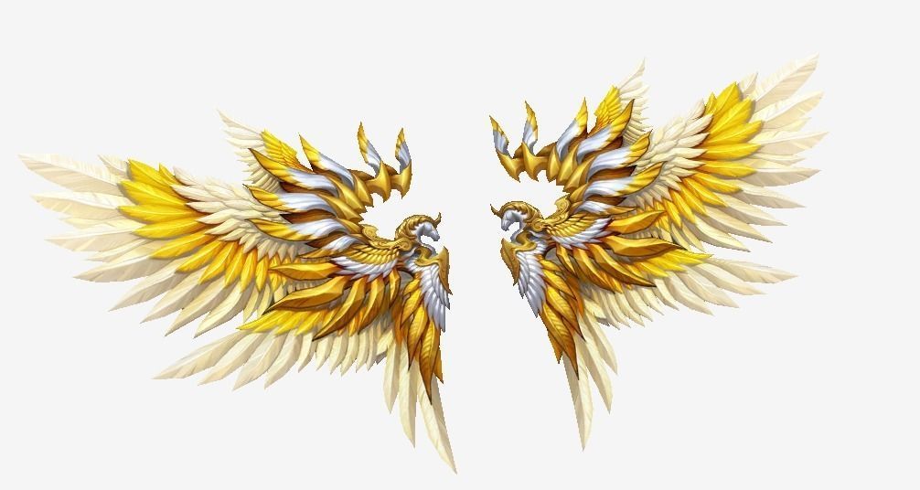 Futuristic Horse figure Wing Low-poly 3D model_8