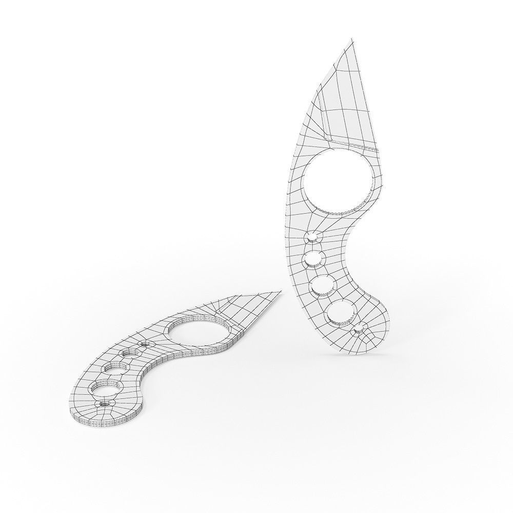 Fred Perrin La Griffe knife 3D model_7