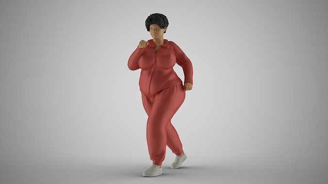 Woman Wanting  Lose Weight 3D print model