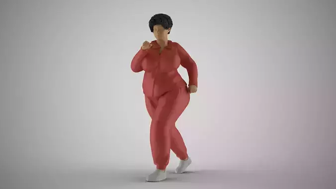 Woman Wanting  Lose Weight 3D print model