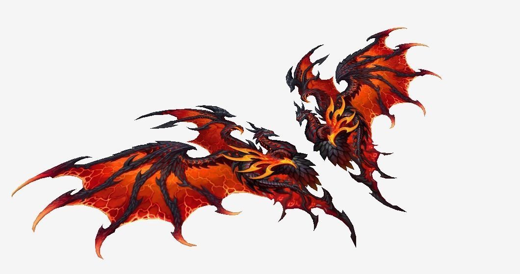 Dragon Wing Low-poly 3D model_2