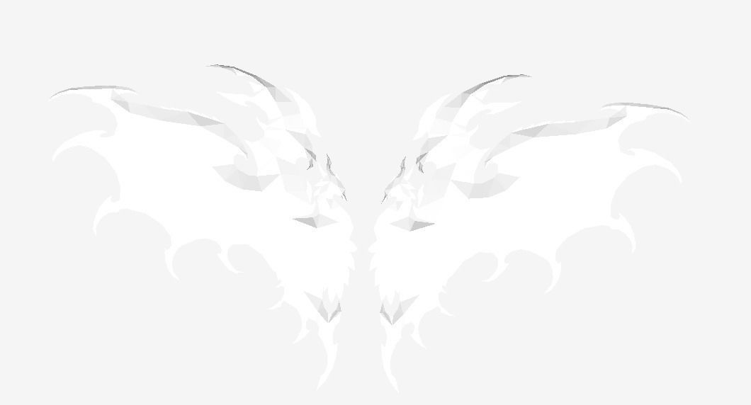 Dragon Wing Low-poly 3D model_12