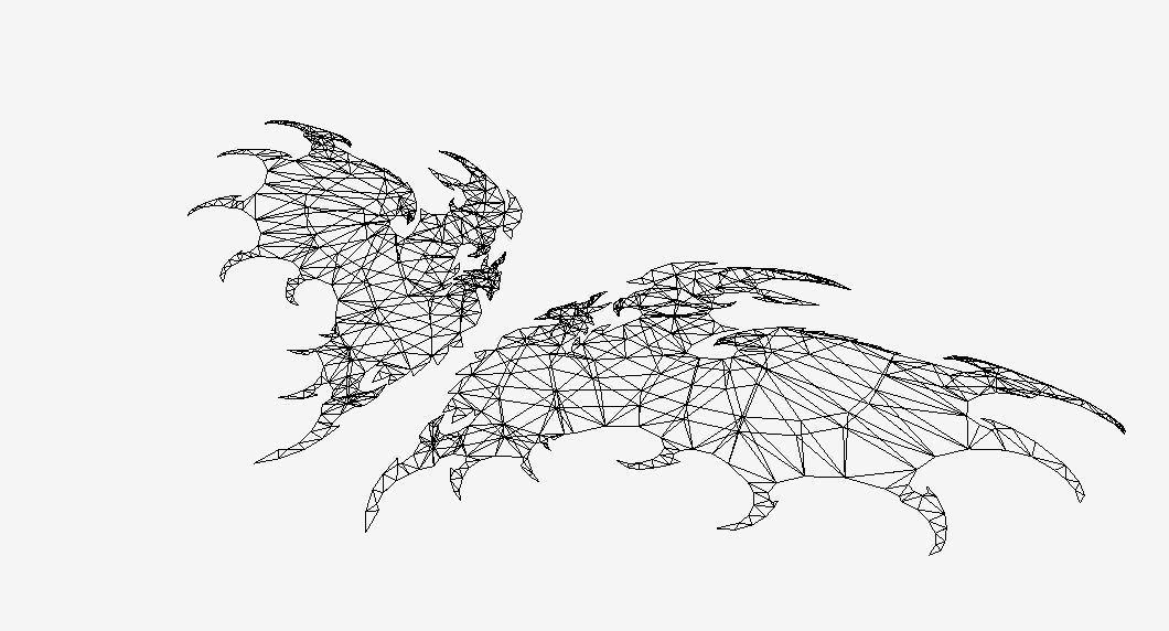Dragon Wing Low-poly 3D model_14