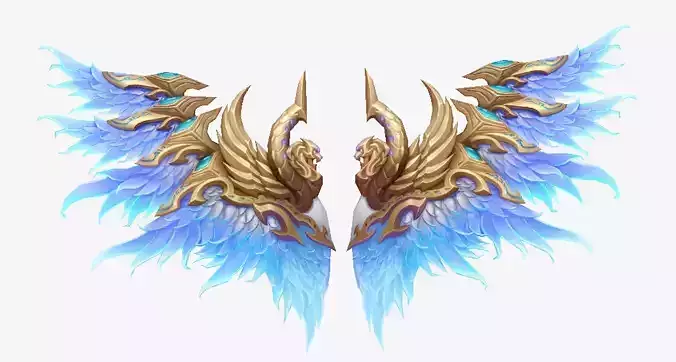 Lion Figure Golden Wing