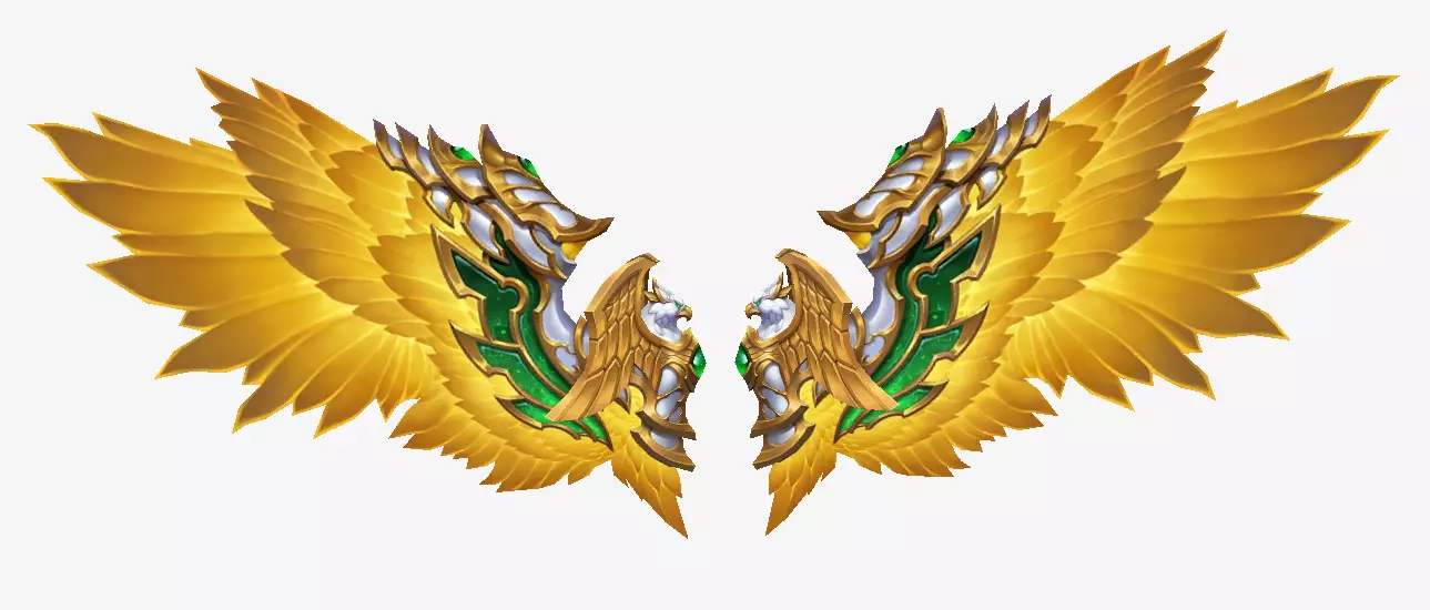Eagle Figure Wing Low-poly 3D model_0