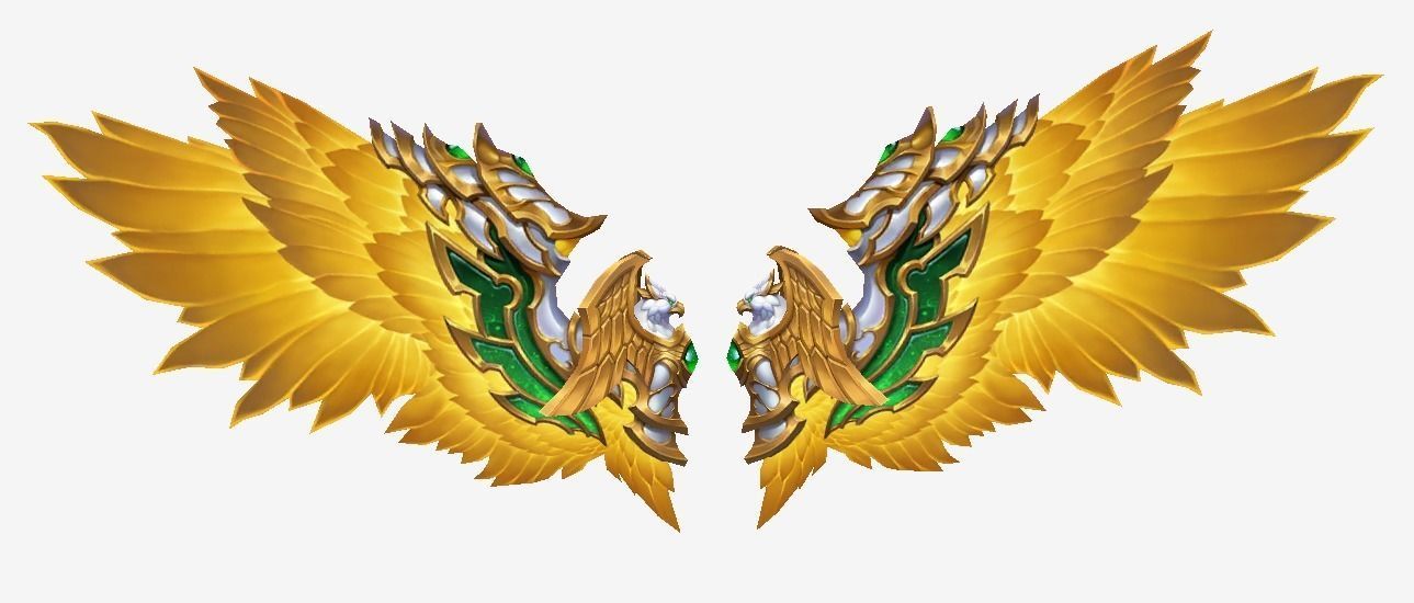 Eagle Figure Wing Low-poly 3D model_15