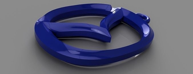 Mazda Logo Keychain 3D print model
