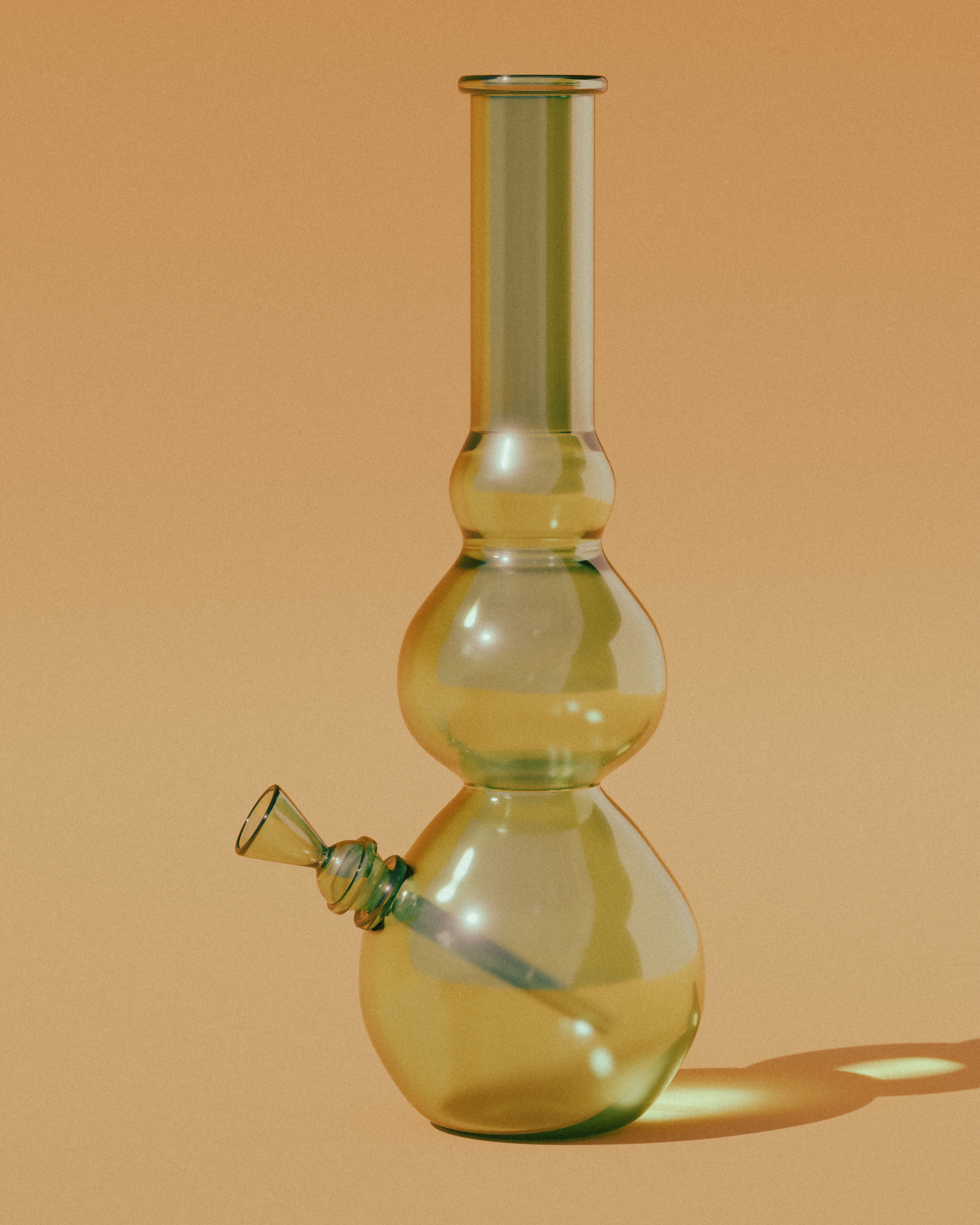 Cannabis Smoking Bong 3D model_4
