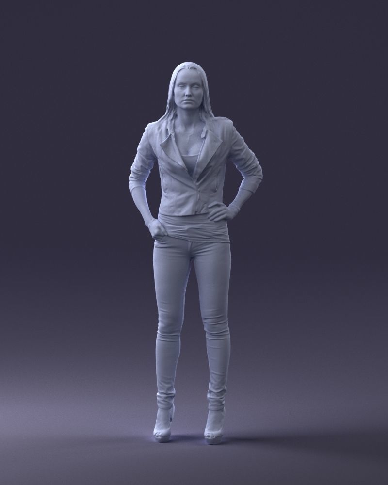 000003 fashion woman 0318 3dp 3D print model_7