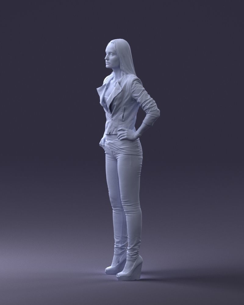 000003 fashion woman 0318 3dp 3D print model_6