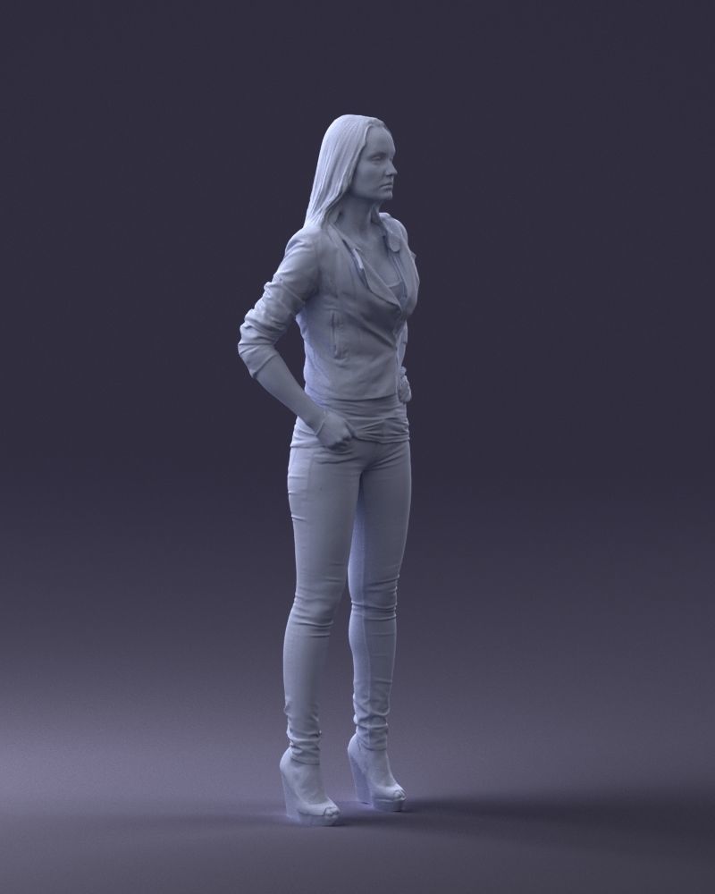000003 fashion woman 0318 3dp 3D print model_5