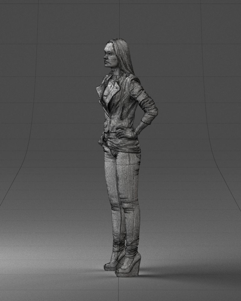 000003 fashion woman 0318 3dp 3D print model_11