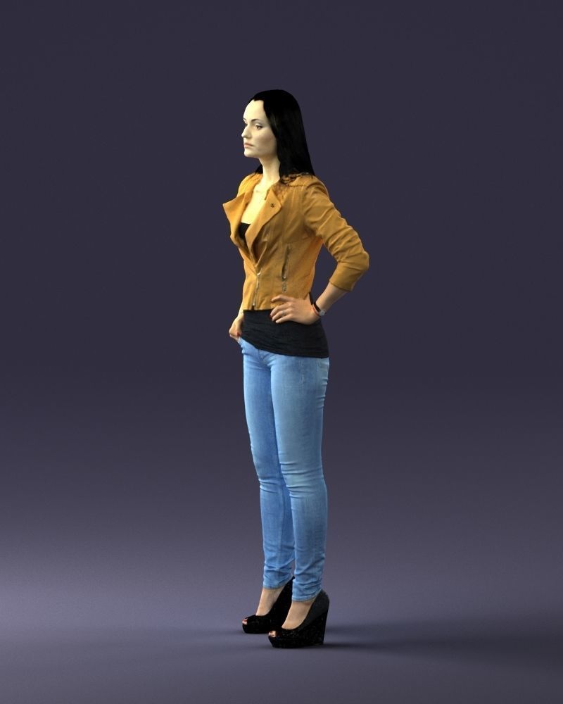 000003 fashion woman 0318 3dp 3D print model_3