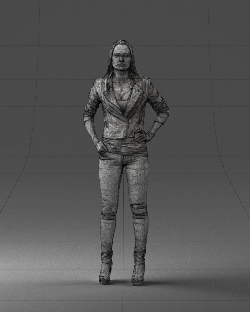 000003 fashion woman 0318 3dp 3D print model_9