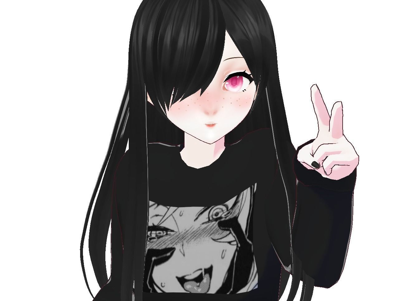 Fay Custom Vtuber Model  Low-poly 3D model_6