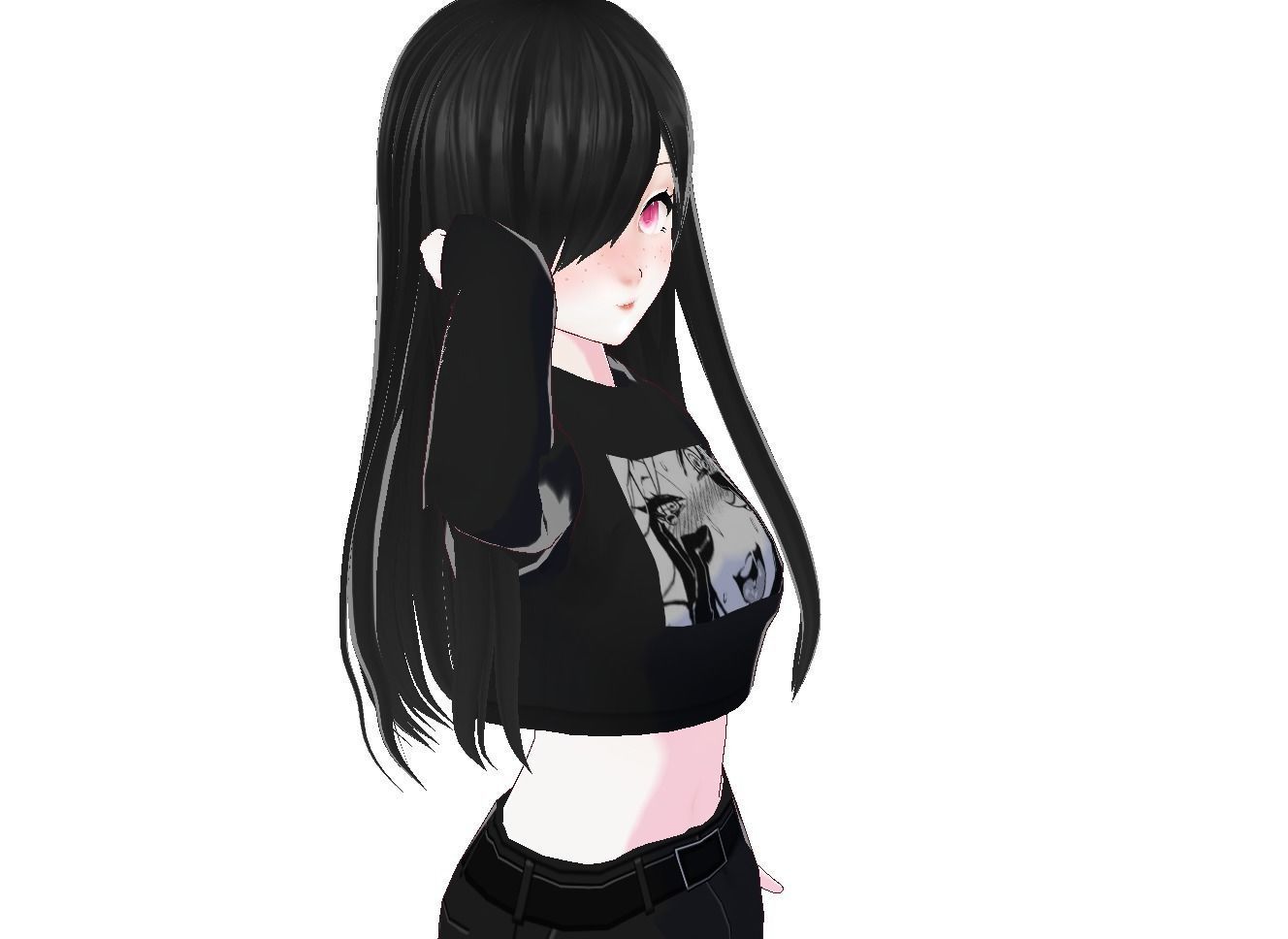 Fay Custom Vtuber Model  Low-poly 3D model_3