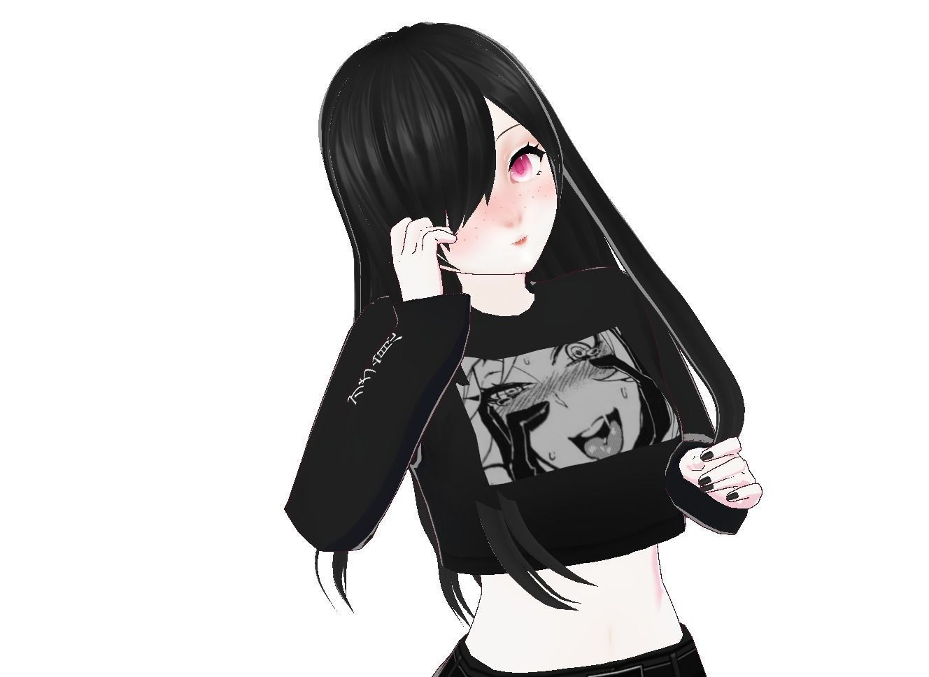 Fay Custom Vtuber Model  Low-poly 3D model_9